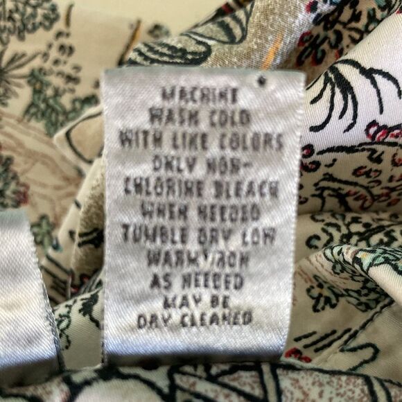 Chicos 3 Womens Vintage Size XL Button Front Long Sleeve Shirt 46" Bust - Picture 5 of 16